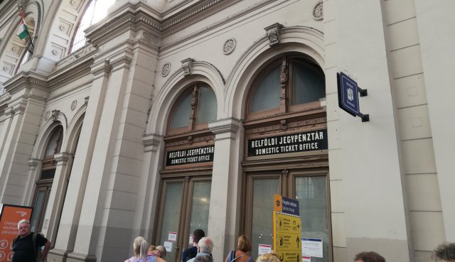 Budapest train Station Keleti Domestic Ticket Office