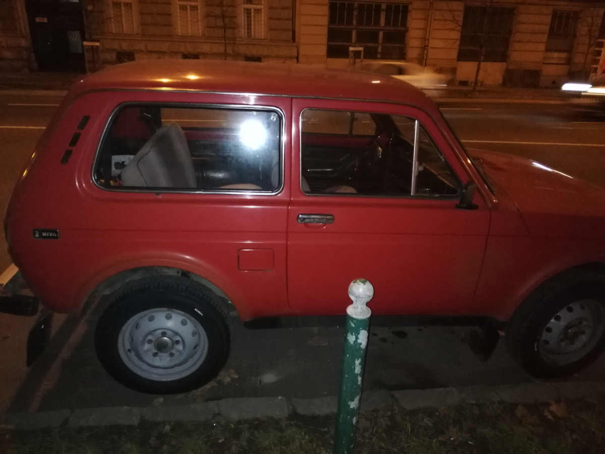Lada Niva oldest car in Budapest