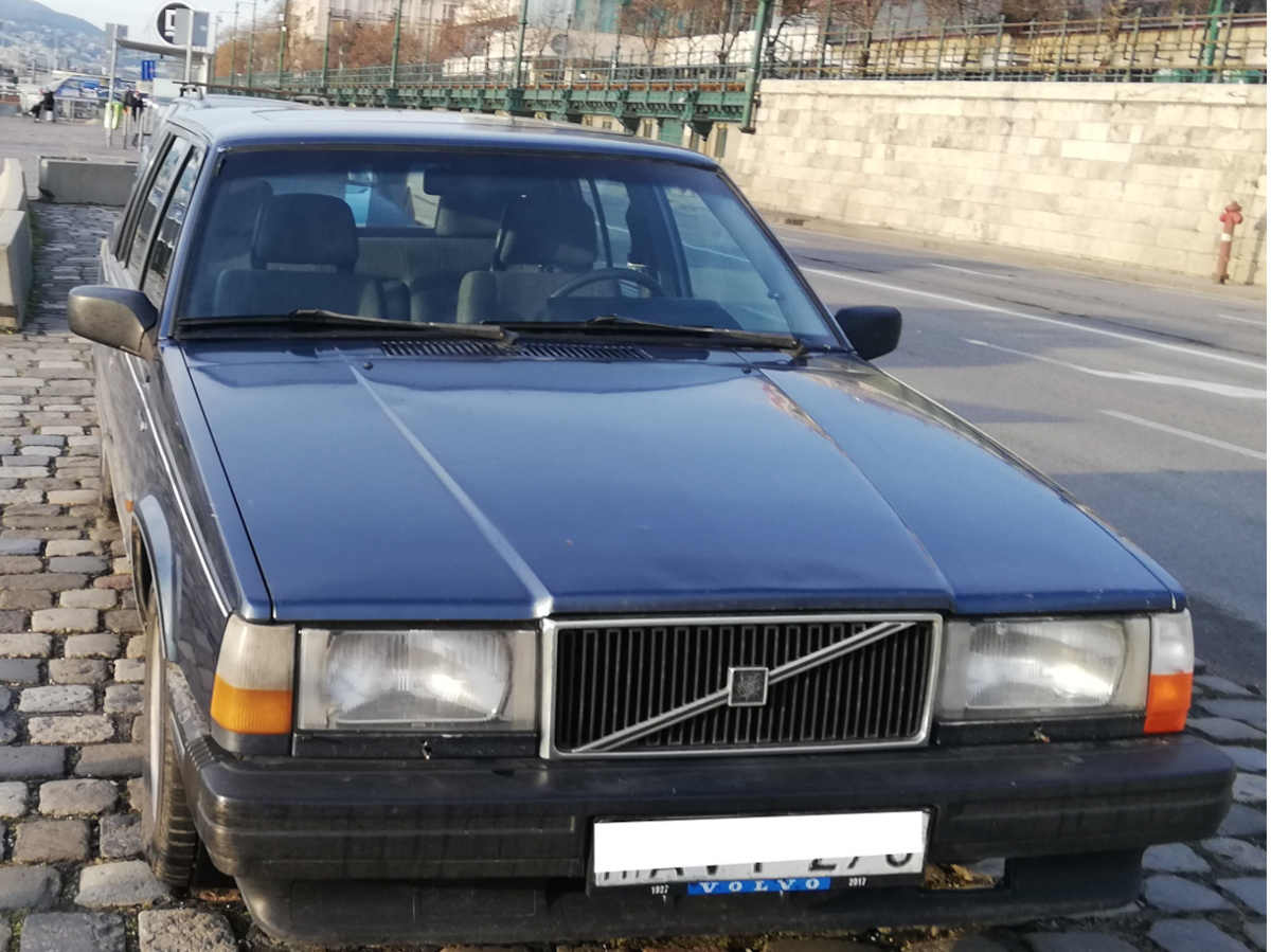 old volvo car in Budapest