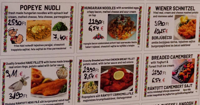 Currency used in Hungary by Restaurants