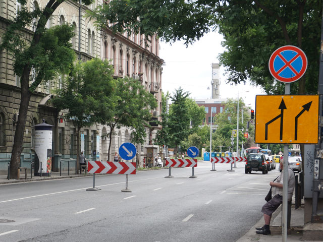 Hungarian road signs