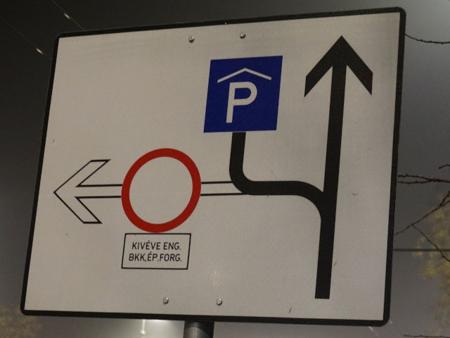 Hungary traffic signs