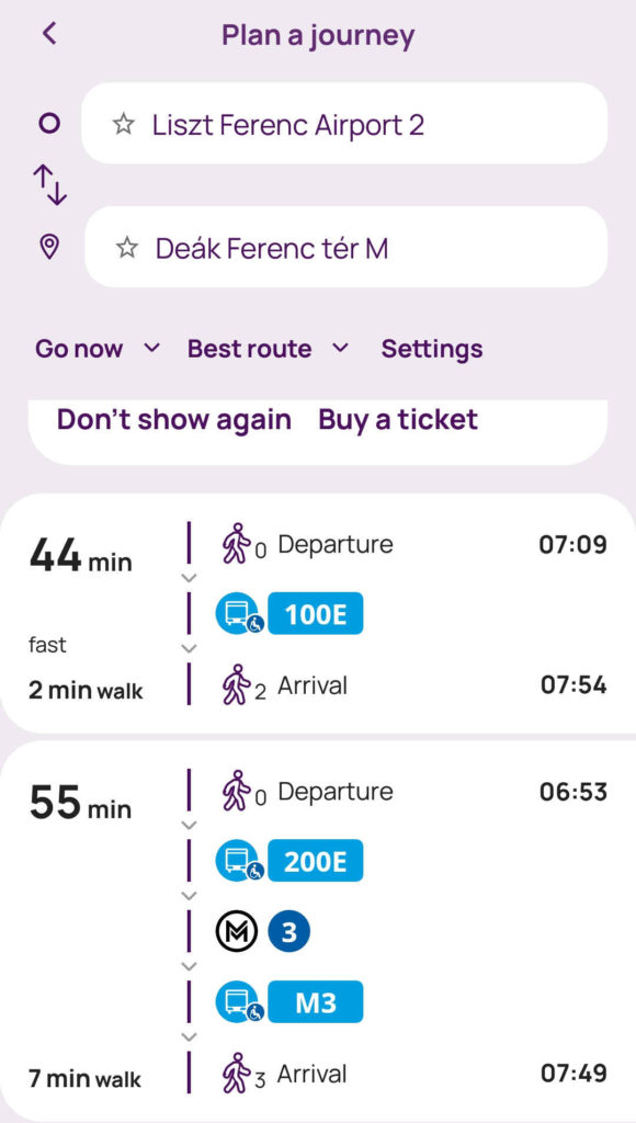 Budapest tram App - BudapestGO app