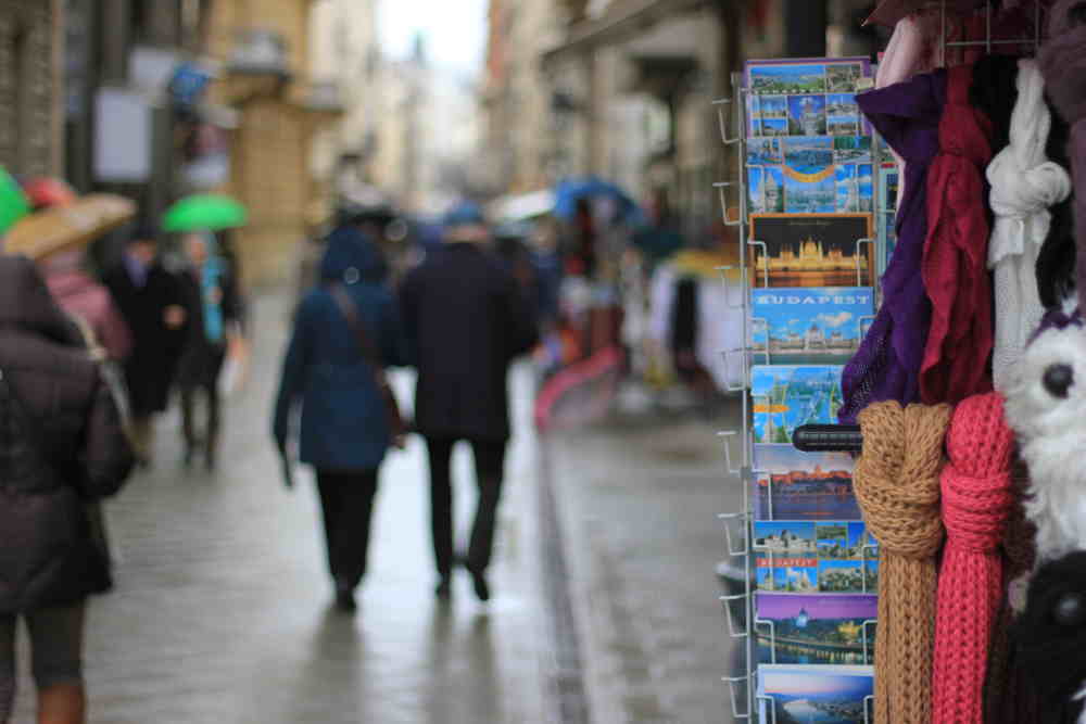 Vaci Utca Budapest Souvenirs shopping Hungary