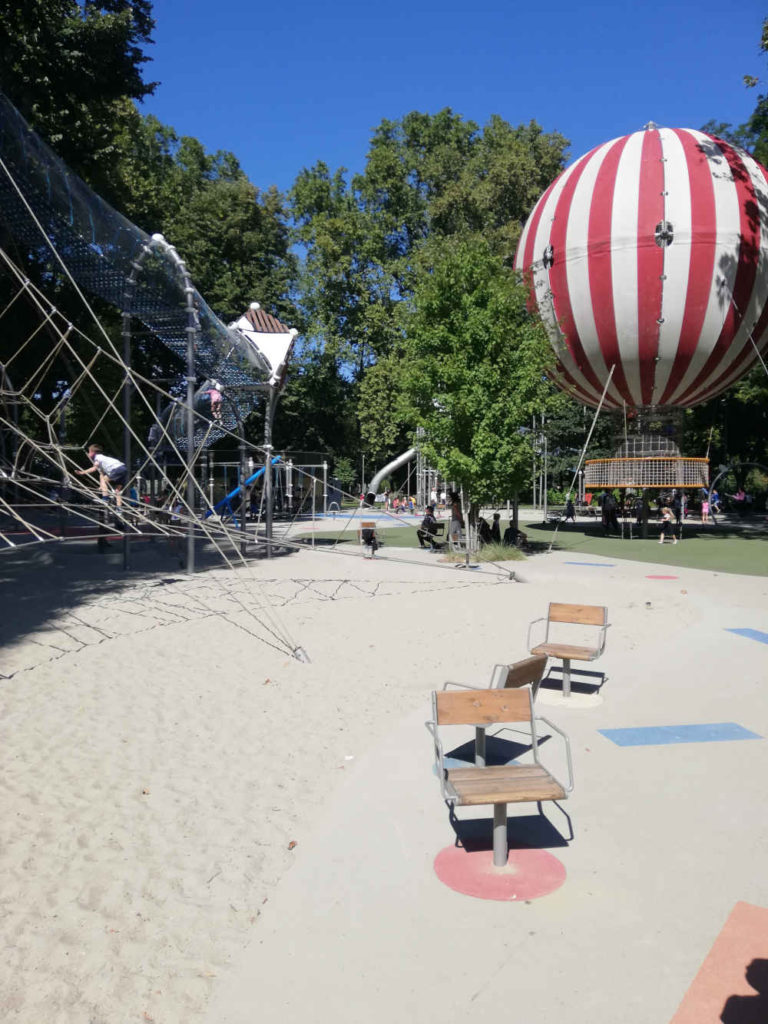 Biggest playground in Budapest city park