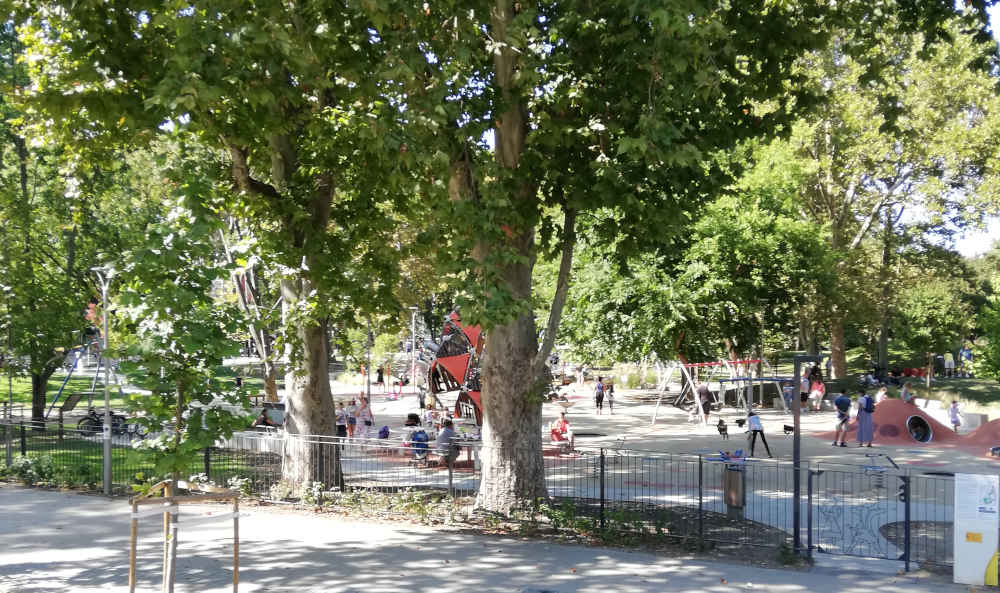 City Park playground in Budapest