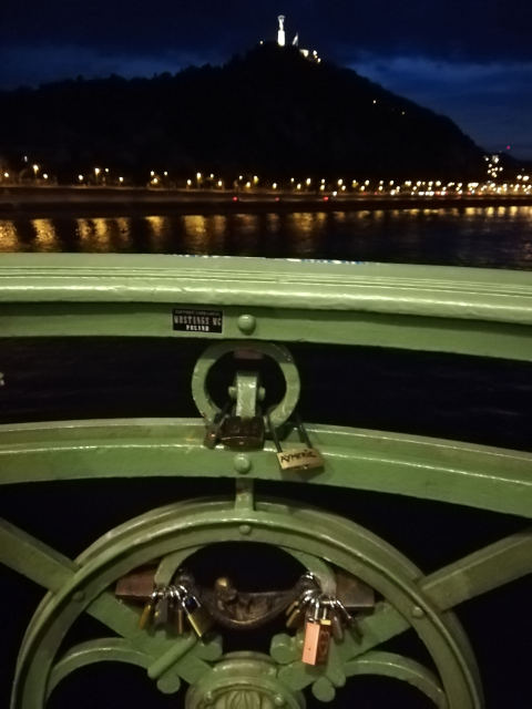 Budapest Green Bridge Locks