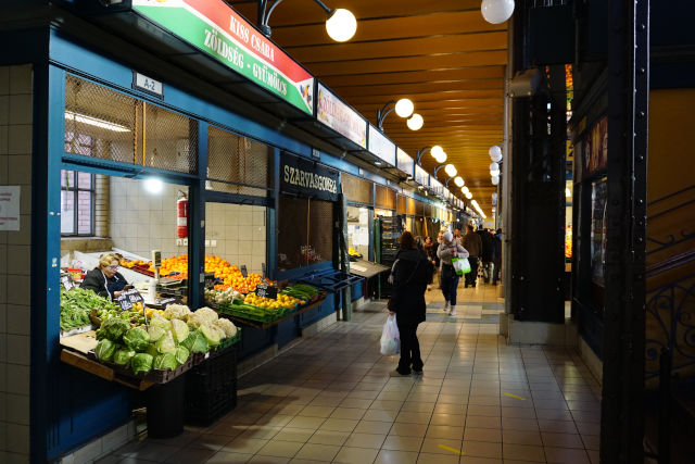 Fruits and Vegetables Shops Budapest Market Hall