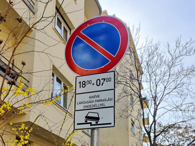 Budapest parking for residents