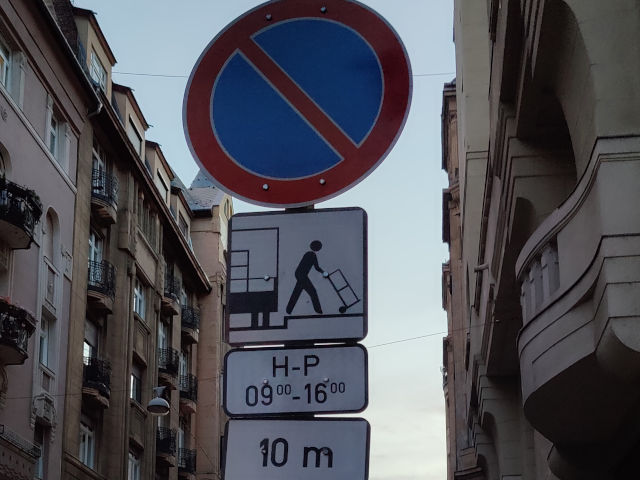 Parking spot to avoid in Budapest